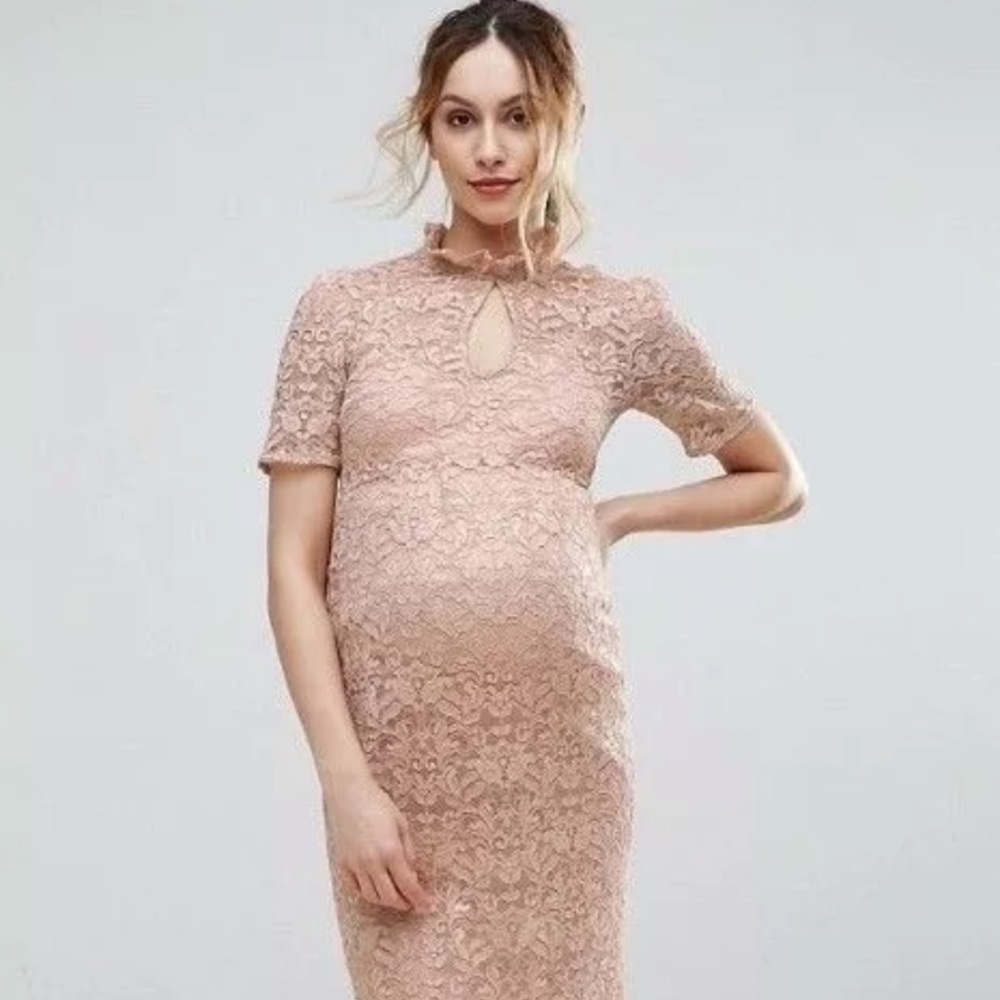 Hope & Ivy Lace Maternity Dress size 10